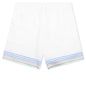 Embroidered Linen Shorts - Le Fil De La Musique