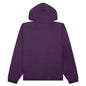 Embroidered Relaxed Hoodie - Purple