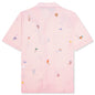 Embroidery Motifs Logo S/S Shirt - Light Pink