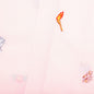 Embroidery Motifs Logo S/S Shirt - Light Pink