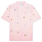 Embroidery Motifs Logo S/S Shirt - Light Pink