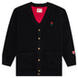Heart Cardigan - Black