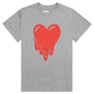 Heart Logo Tee - Heather Grey