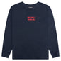 Logo Type L/S Tee - Navy Blue