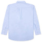 Enamel Button Oversized Shirt - Light Blue