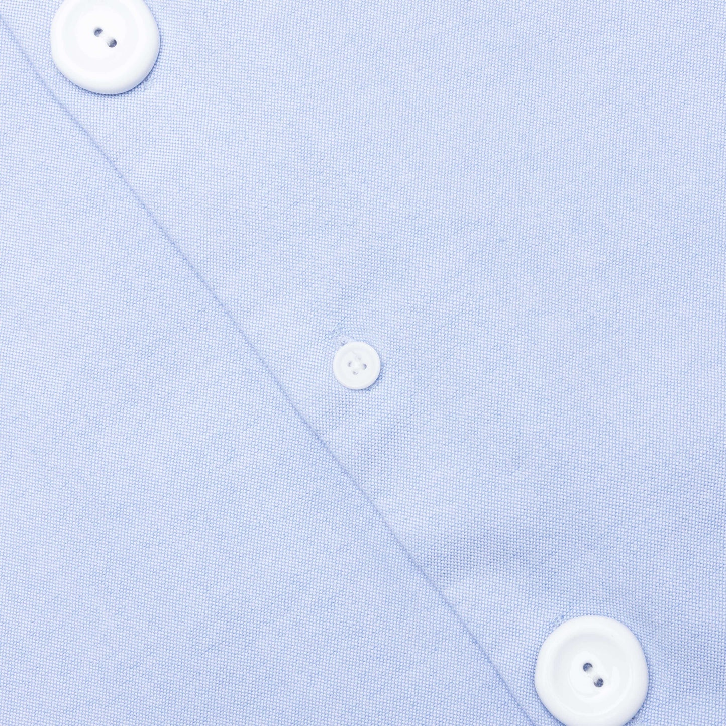 Enamel Button Oversized Shirt - Light Blue
