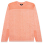 Engineered Panel Sweater - Orange