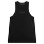 Essentials Kid's Ribbed Tank Top - Black
