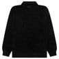 Essentials Knit Polo - Jet Black