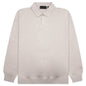 Essentials Knit Polo - Silver Cloud