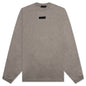 Essentials L/S Tee - Heather Grey