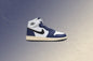 Air Jordan 1 High OG 'Rare Air' (GS) - White/Black/Neutral Grey/Deep Royal Blue