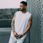The Dean Sleeveless Tee - White