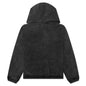 Faded Graphic Zip Hood - Washed Black