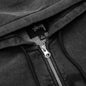 Faded Graphic Zip Hood - Washed Black