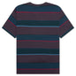 Fast Food Logo Striped T-Shirt - Aubergine