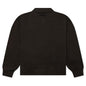 Knit L/S Polo - Off Black
