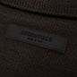 Knit L/S Polo - Off Black