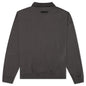 Essentials L/S Polo - Off-Black