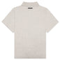 Essentials S/S Polo - Light Heather Oatmeal