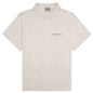 Essentials S/S Polo - Light Heather Oatmeal