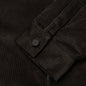 Corduroy Shirt Jacket - Off Black