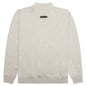 Essentials Core Mockneck - Light Oatmeal