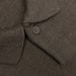 Essentials Kid's Big E Knit Polo - Dark Oatmeal