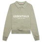 Essentials Kid's L/S Polo - Seafoam