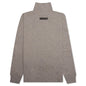 Essentials Kid's Turtleneck - Dark Oatmeal