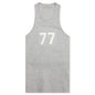 Essentials Kid's Waffle Tank - Dark Oatmeal