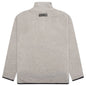 Essentials Kid's Half Zip Pullover - Dark Oatmeal