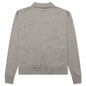 Essentials Kid's L/S Polo - Dark Heather Oatmeal