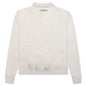 Essentials Kid's L/S Polo - Light Heather Oatmeal