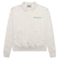 Essentials Kid's L/S Polo - Light Heather Oatmeal