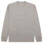 Essentials Kid's L/S Tee - Dark Heather Oatmeal