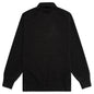 Essentials Knit L/S Polo - Iron