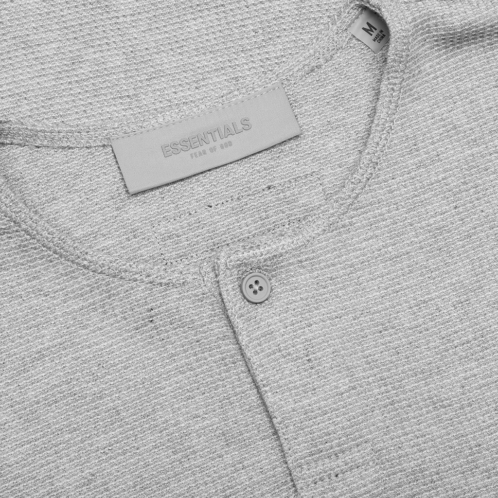 Essentials Henley Thermal Set - Dark Oatmeal