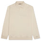 Essentials L/S Polo - Egg Shell