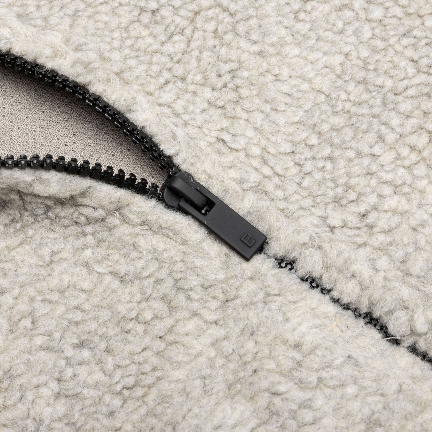 Essentials Polar Fleece Full Zip Jacket - Dark Oatmeal