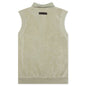 Essentials Women's Velour Sleeveless Polo - Seafoam