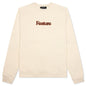 Academy Crewneck - Cannoli Cream/Gold Flame
