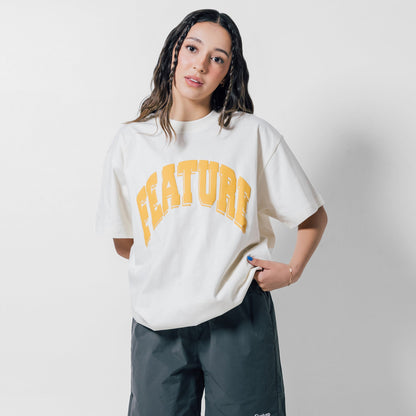 Collegiate Arch Tee - Cannoli Cream
