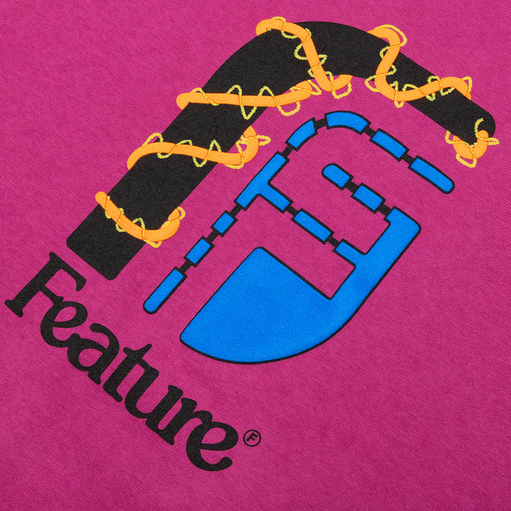 Extract Tee - Magenta Haze