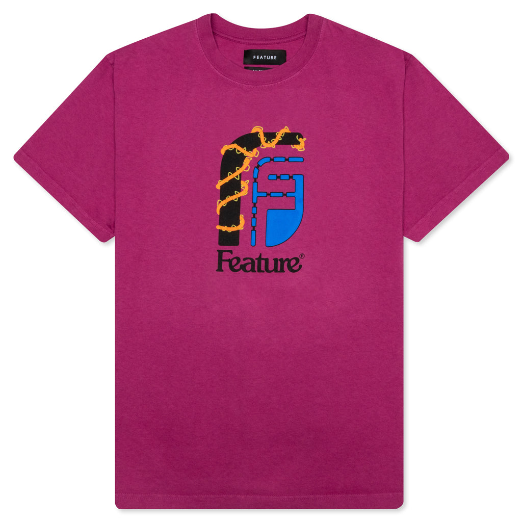 Extract Tee - Magenta Haze