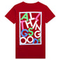 Kid's Jumbled Tee - Red