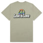 Love is Love Tee - Oil Green