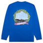 Ornate L/S Tee - Dazzling Blue