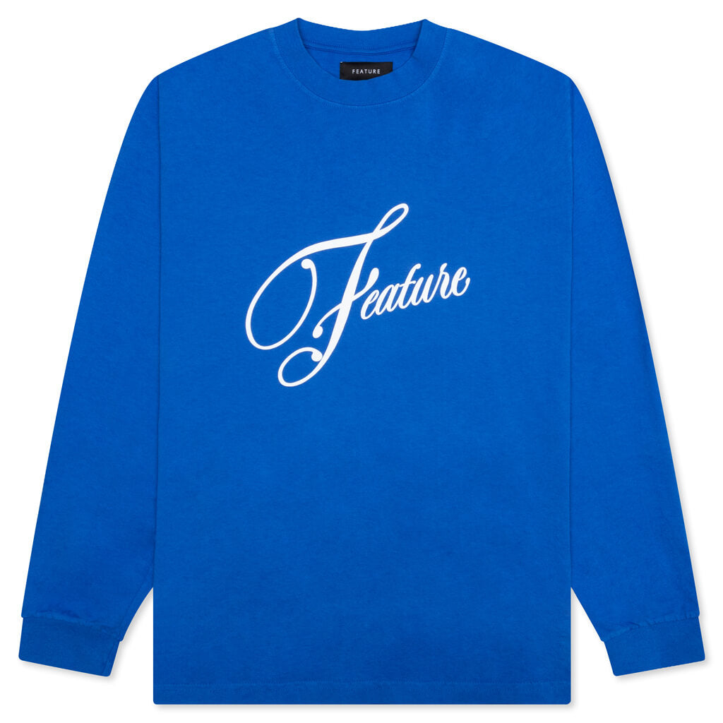 Ornate L/S Tee - Dazzling Blue