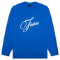 Ornate L/S Tee - Dazzling Blue
